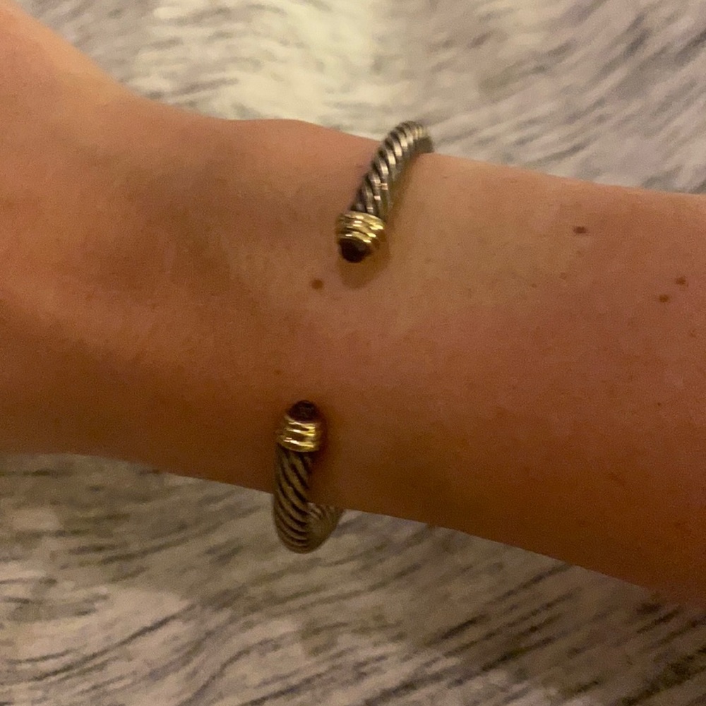 David Yurman Amethyst Cable Classic Cuff
